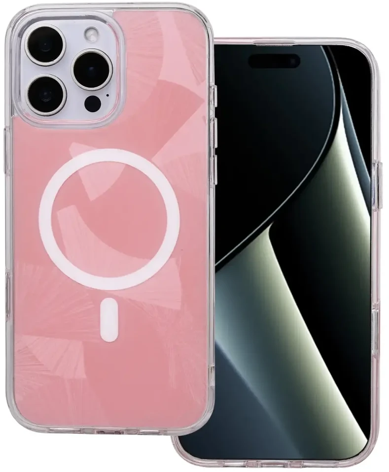 TFO Telforceone „Flash Mag“ dėklas, skirtas „iPhone 16 Pro 6,3“; rožinis