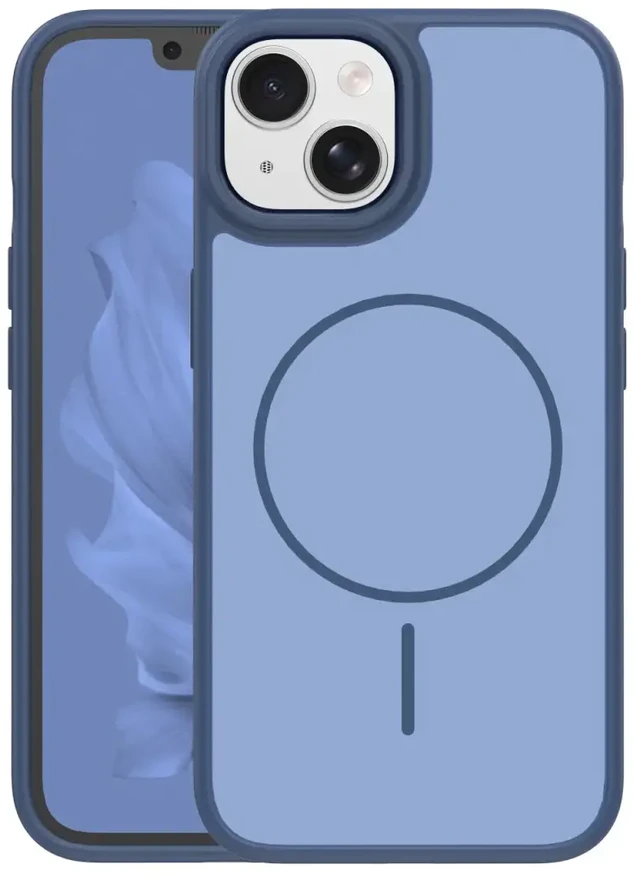 TFO Dark „Frame Thin Mag“ dėklas, skirtas „iPhone 15 6,1“; tamsiai mėlynas