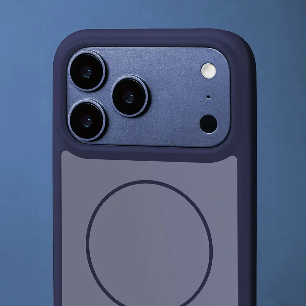TFO Dark „Frame Thin Mag“ dėklas, skirtas „iPhone 16 Pro Max 6,9“; tamsiai mėlynas