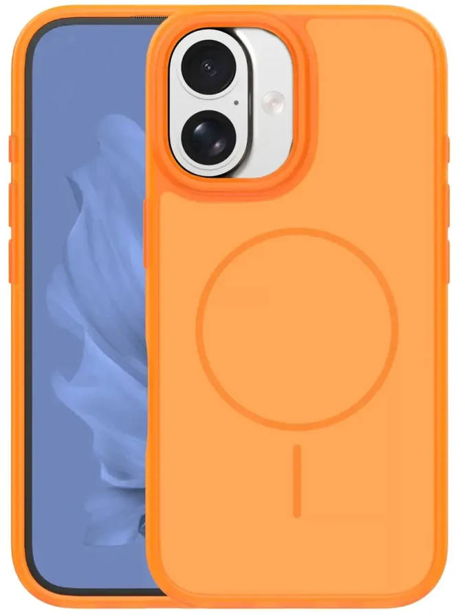 TFO Oranžinis „Frame Thin Mag“ dėklas, skirtas „iPhone 16 6,1“; oranžinis