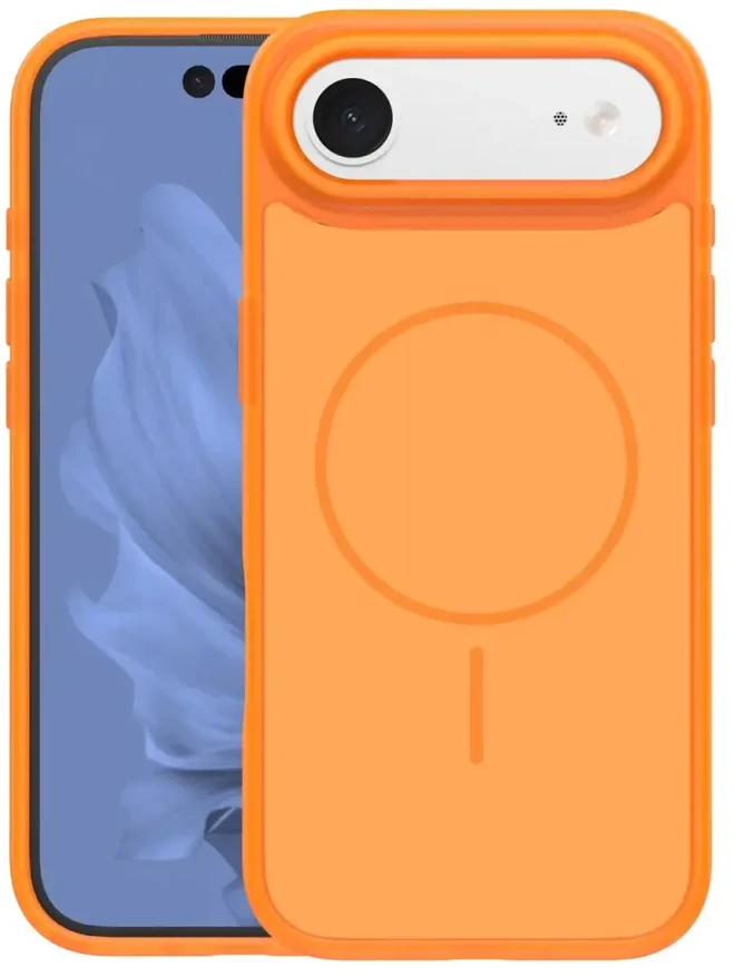 TFO Oranžinis „Frame Thin Mag“ dėklas, skirtas „iPhone 17 Air 6,6“; oranžinis