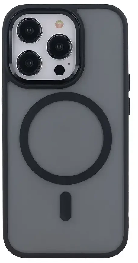 TFO „Telforceone Frozen Mag“ dėklas, skirtas iPhone 17 Pro 6,3" / 18 Pro 6,3" juodas atviras žiedas