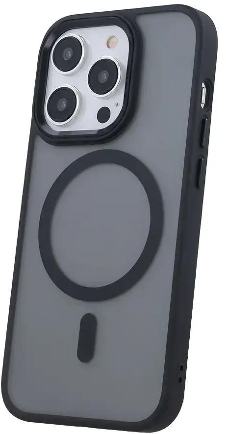 TFO „Telforceone Frozen Mag“ dėklas, skirtas iPhone 17 Pro 6,3" / 18 Pro 6,3" juodas atviras žiedas