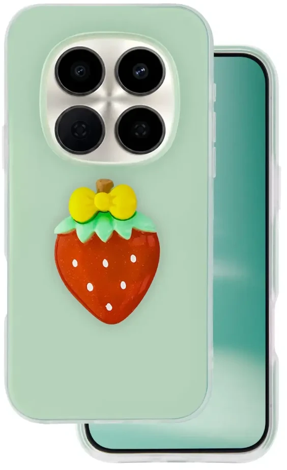 TFO „Fruit“ 2in1 dėklas, skirtas Xiaomi Redmi Note 15 4G (EU) / 5G (EU), žalias