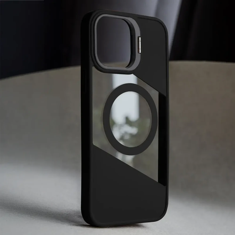 TFO Telforceone „Fusion Mag“ dėklas, skirtas „iPhone 16 Pro 6,3“; juodas