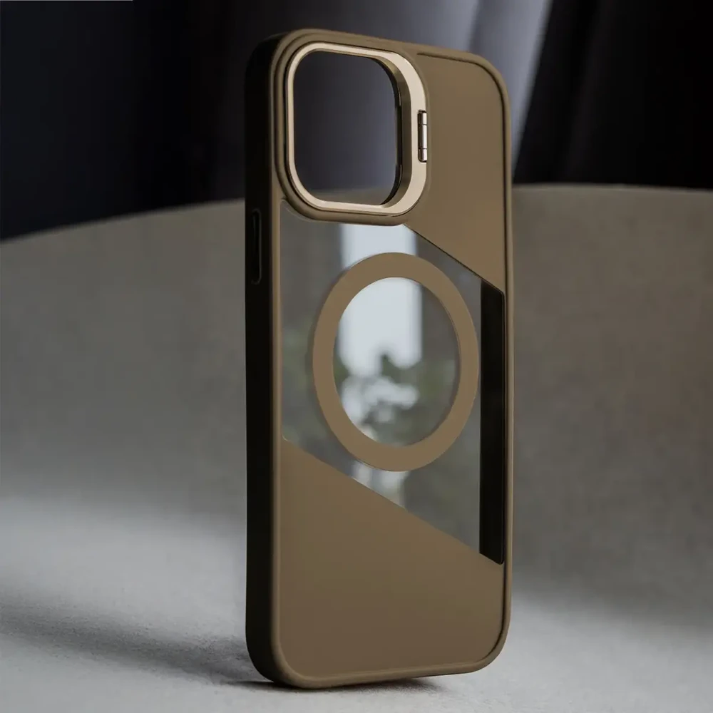 TFO Telforceone „Fusion Mag“ dėklas, skirtas „iPhone 16 Pro 6,3“; rudas