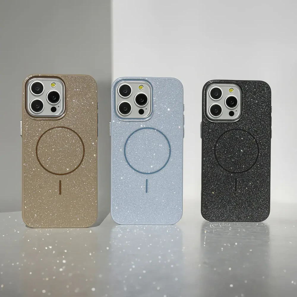 TFO Telforceone Plonas blizgučių dėklas „iPhone 12 / 12 Pro 6,1“ mėlynas