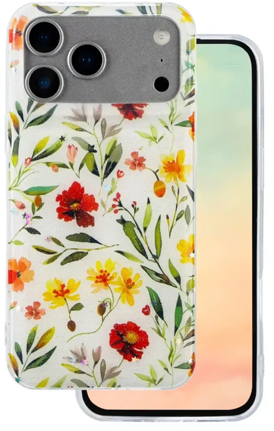 TFO Telforceone „Glow Glam“ dėklas, skirtas „iPhone 17 Pro Max 6,9“; baltas