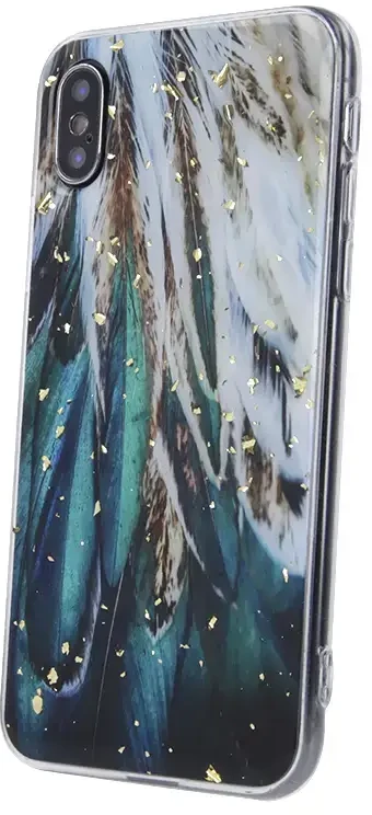 Dėklas TFO TelForceone Gold Glam Xiaomi Redmi 13C 4G / 13C 5G plunksnos