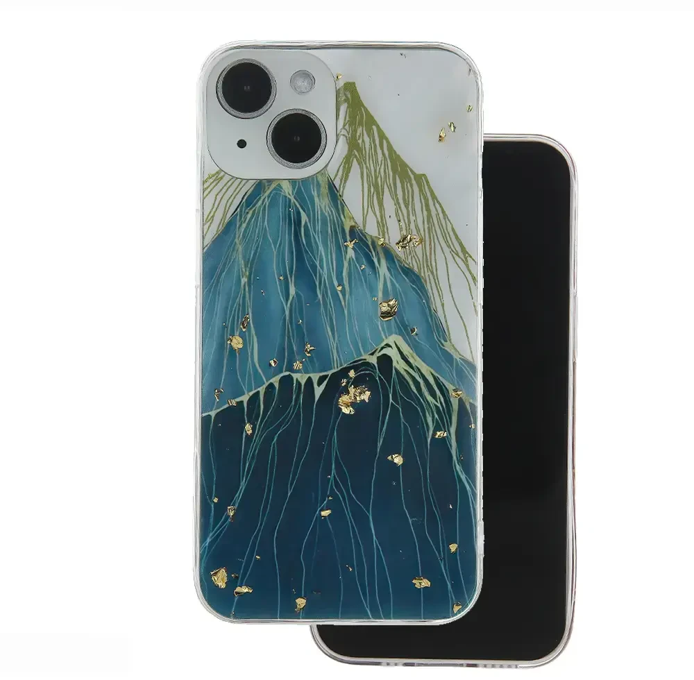 TFO Auksinis "Gold Glam" dėklas iPhone 15 6,1 kalnas