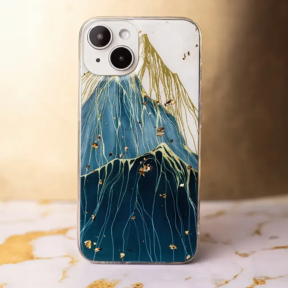 TFO Auksinis "Gold Glam" dėklas iPhone 15 6,1 kalnas