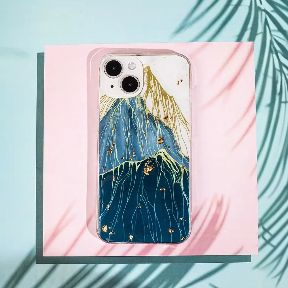 TFO Auksinis "Gold Glam" dėklas iPhone 15 6,1 kalnas