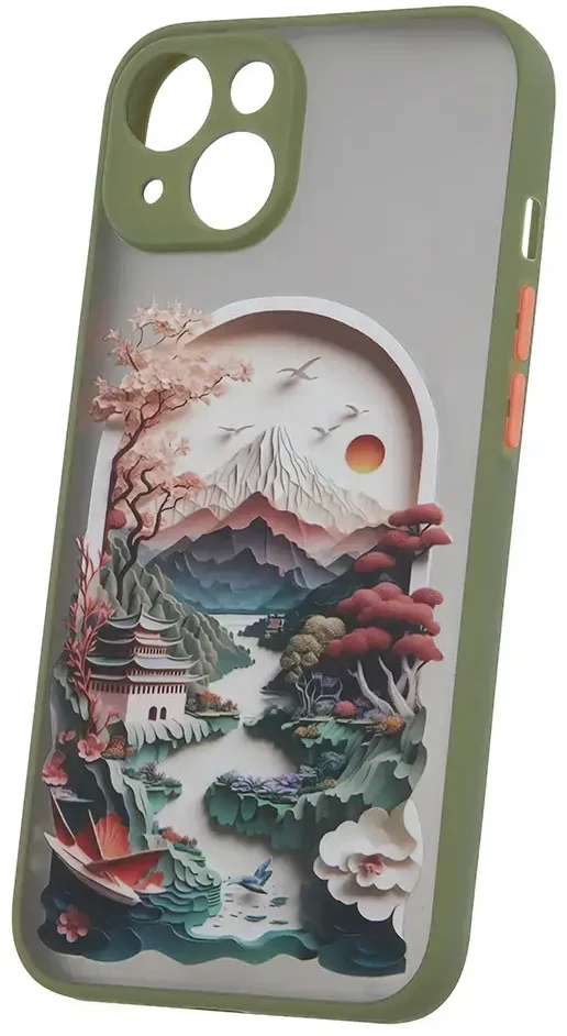 TFO Telforceone Itin madingas dėklas, skirtas Xiaomi Redmi Note 13 Pro 5G Travel žalias
