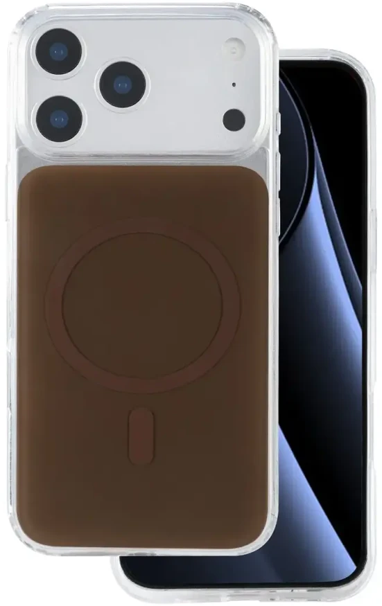 Dėklas TFO Telforceone „Lowkey Mag“, skirtas „iPhone 17 Pro 6,3“; rudas