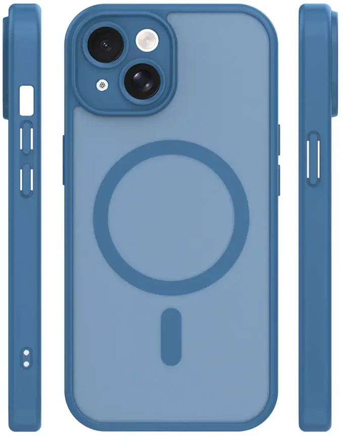 TFO Mag Matt dėklas iPhone 13 6,1" tamsiai mėlynas apsauga kamerai
