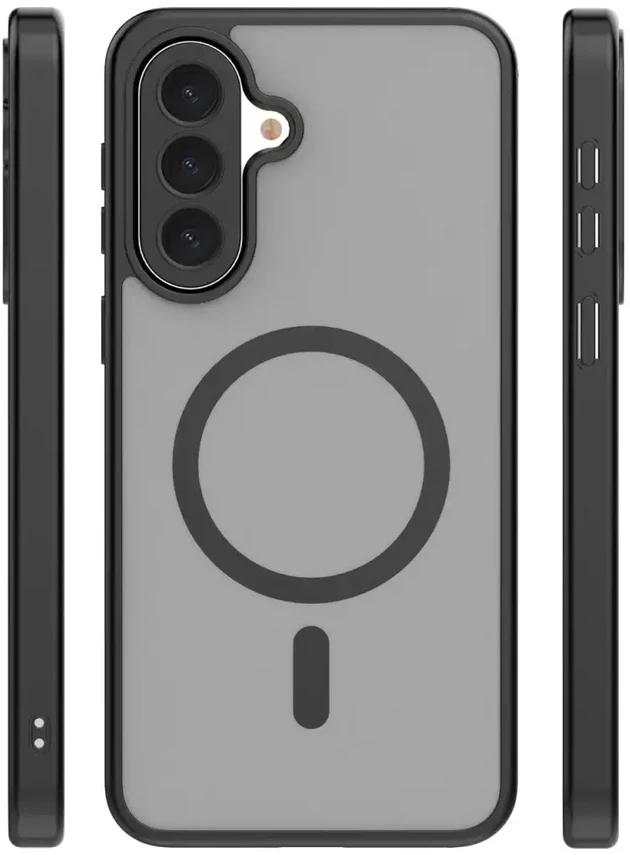 TFO Telforceone „Mag Matt“ dėklas, skirtas „Samsung Galaxy A57“, juoda didelė skylė