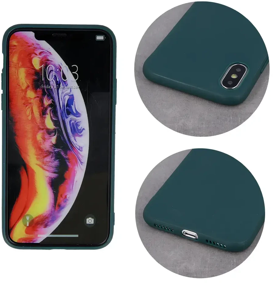 TFO Matinis TPU dėklas Motorola Moto G06 miško žalios spalvos