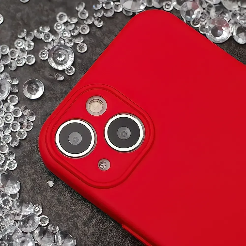 TFO Telforceone silikoninis dėklas, skirtas Xiaomi Redmi 14C 4G/ 14C 5G / Redmi A4 / POCO C75, raudonas