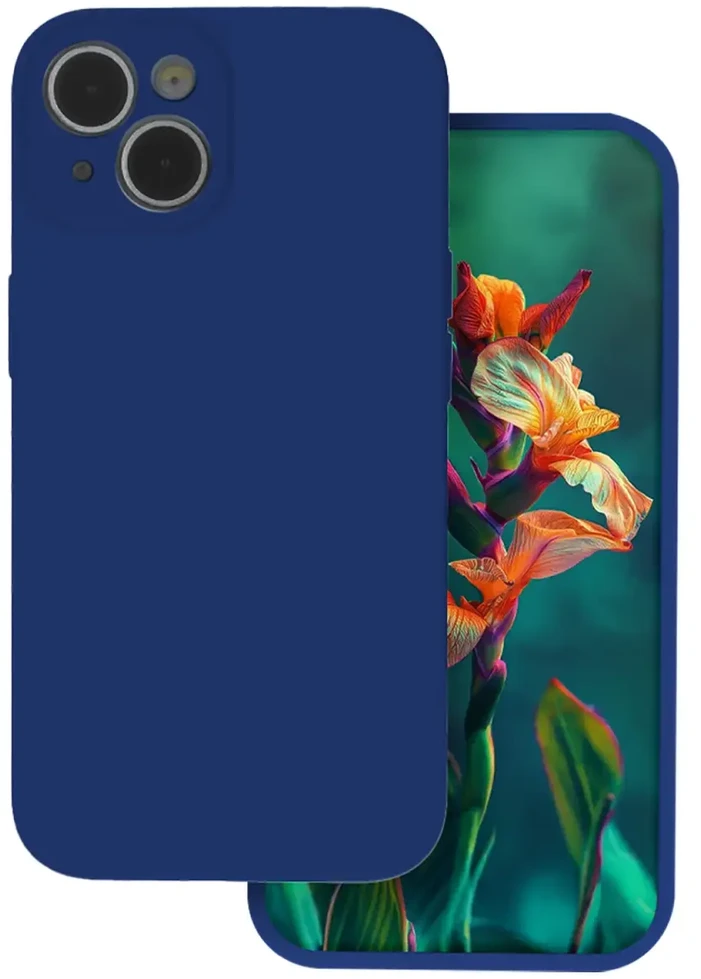 TFO Mėlyna Silikoninis dėklas, skirtas „iPhone 17 Pro“, mėlynas, Atlanto spalvos