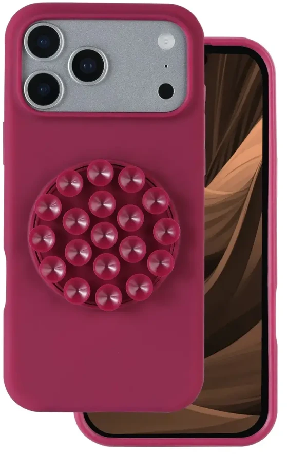 Dėklas TFO Silikoninis lipdukas, skirtas „iPhone 17 Pro Max 6,9“ bordo spalvos