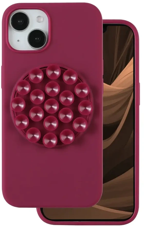 TFO Silikoninis „Stick“ dėklas, skirtas „iPhone 13 6,1“ bordo spalvos