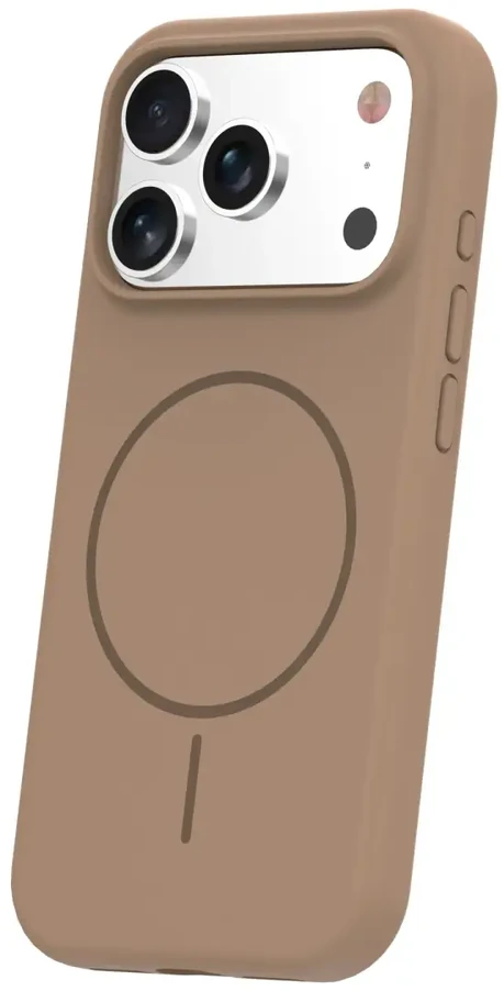TFO Telforceone Silikoninis plonas „Mag“ dėklas, skirtas „iPhone 17 Pro Max 6,9“ / „18 Pro Max 6,9“; rudas
