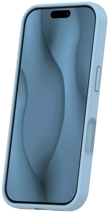 TFO Plonas silikoninis „Magsafe“ dėklas, skirtas „iPhone 17 Pro“, šviesiai mėlynas