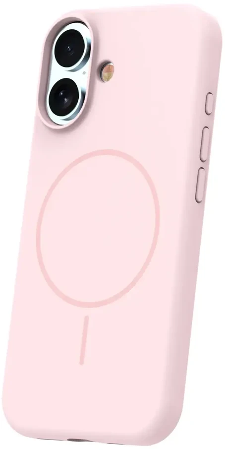 TFO Telforceone Silikoninis plonas „Mag“ dėklas, skirtas „iPhone 17 6,3“ / 18 6,3“; šviesiai rožinis