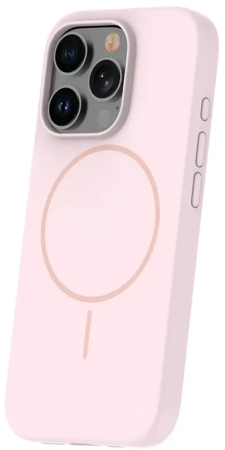 TFO „Telforceone“ plonas silikoninis dėklas, skirtas „iPhone 16 Pro 6,3“; šviesiai rožinis