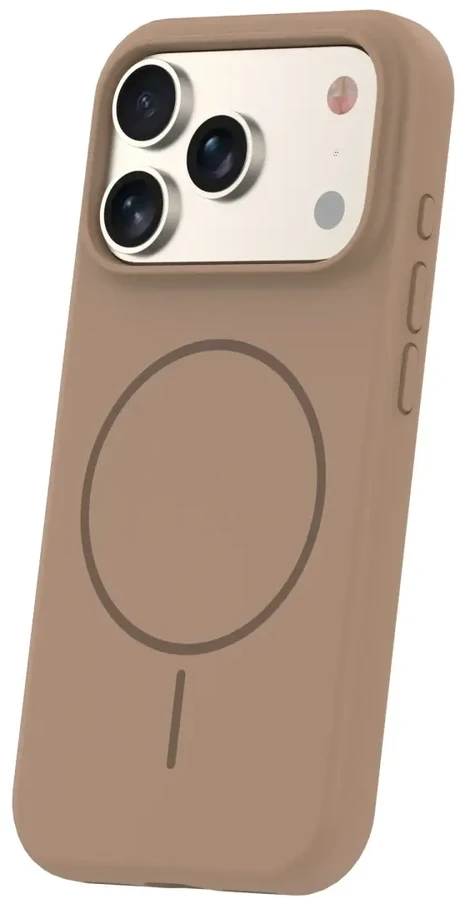 TFO Plonas silikoninis Mag dėklas, skirtas iPhone 17 Pro 6,3" / 18 Pro 6,3", rudas