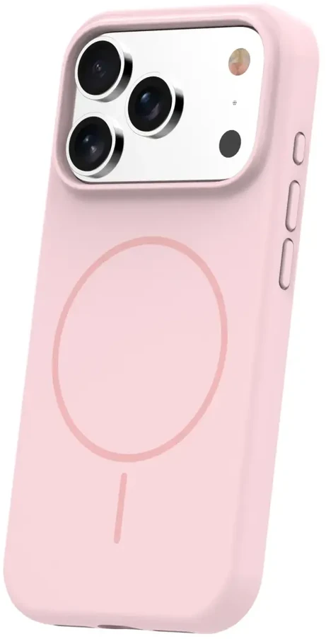 TFO Telforceone Silikoninis plonas „Mag“ dėklas, skirtas „iPhone 17 Pro Max 6,9“ / „18 Pro Max 6,9“; šviesiai rožinis