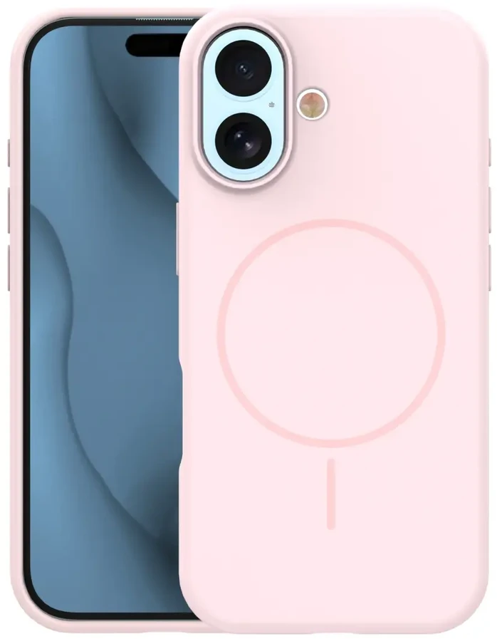 TFO Telforceone Silikoninis plonas „Mag“ dėklas, skirtas „iPhone 17 6,3“ / 18 6,3“; šviesiai rožinis