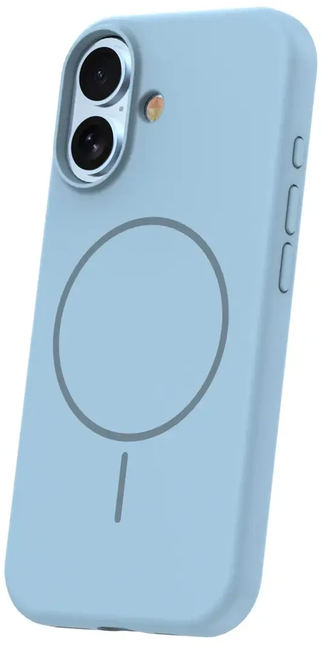 TFO Telforceone Silikoninis plonas „Mag“ dėklas, skirtas „iPhone 17 / 18“ 6,3 colio, šviesiai mėlynas