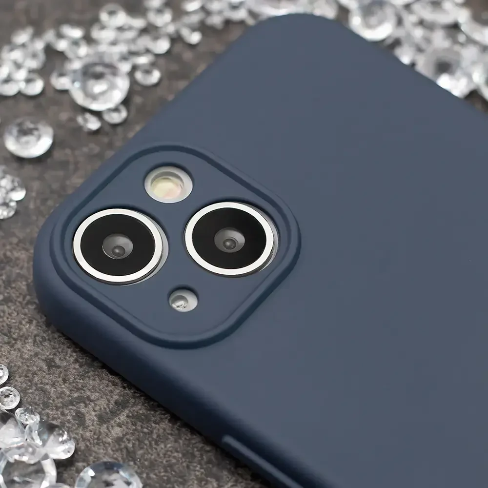 TFO Telforceone Silikoninis dėklas, skirtas Xiaomi Redmi 14C 4G / 14C 5G / Redmi A4 / POCO C75 tamsiai mėlynas