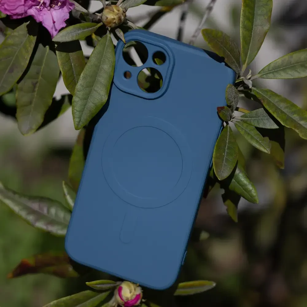 TFO Telforceone Simple Color Mag dėklas, skirtas Samsung Galaxy A55 5G tamsiai mėlynas