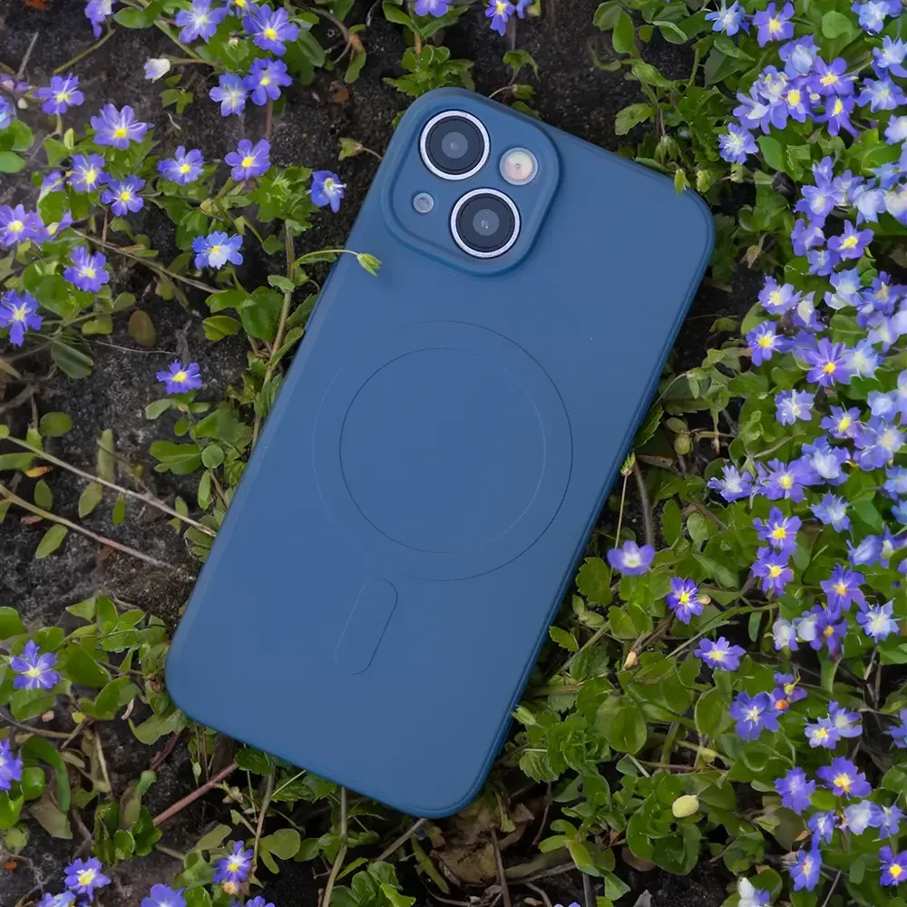 TFO Telforceone Simple Color Mag dėklas, skirtas Samsung Galaxy A55 5G tamsiai mėlynas