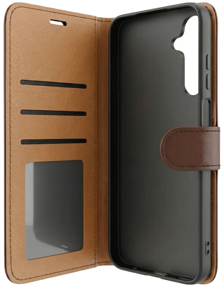 Telforceone TFO „Smart Luxe“ odinis dėklas, skirtas „Samsung Galaxy S26“, rudas