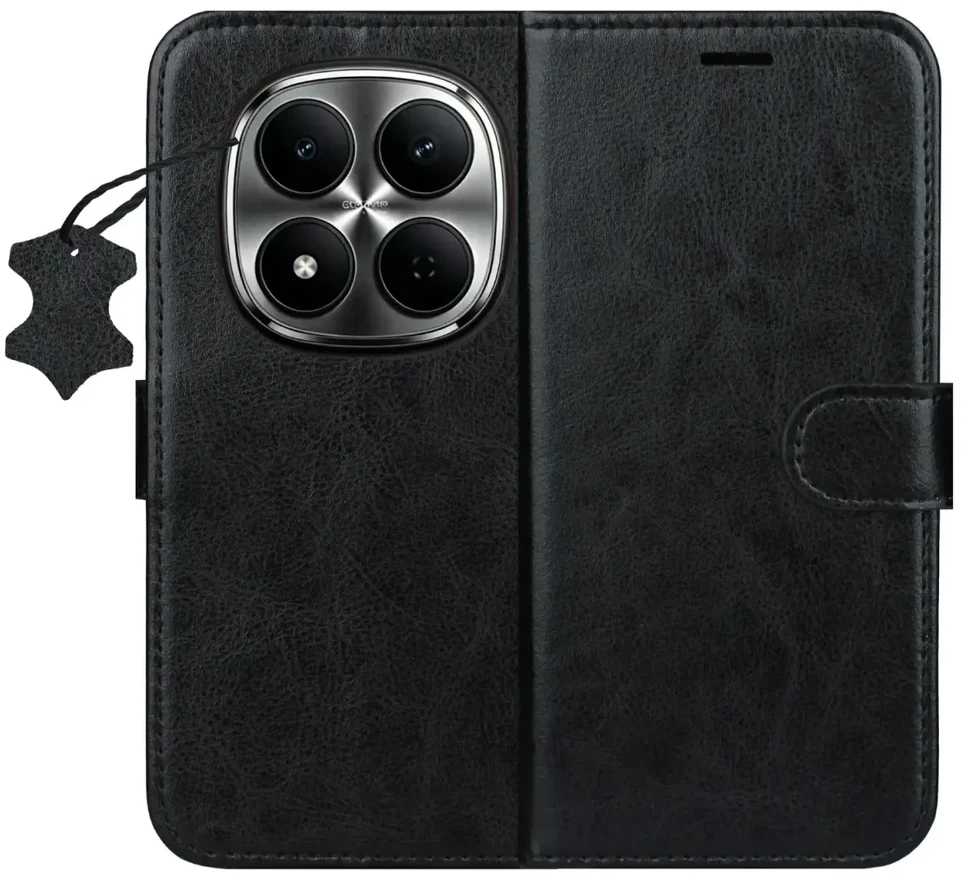 TFO Telforceone „Smart Luxe“ odinis dėklas, skirtas „Xiaomi Redmi Note 15 5G“, juodas