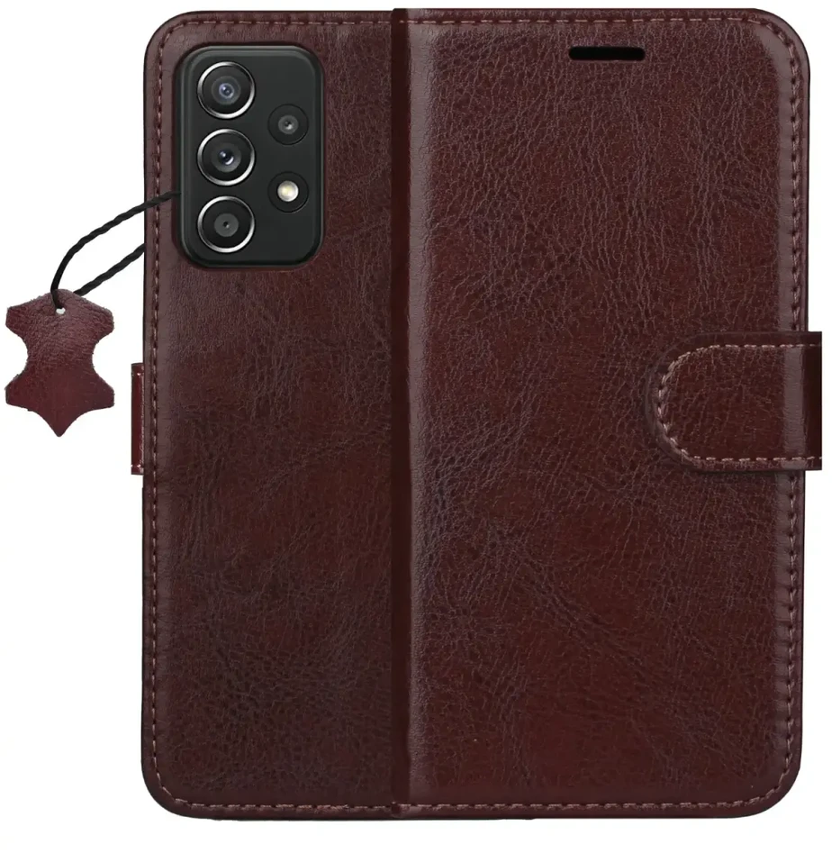 TFO Telforceone „Smart Luxe“ odinis dėklas, skirtas „Samsung Galaxy A52 4G / A52 5G / A52S 5G“, rudas