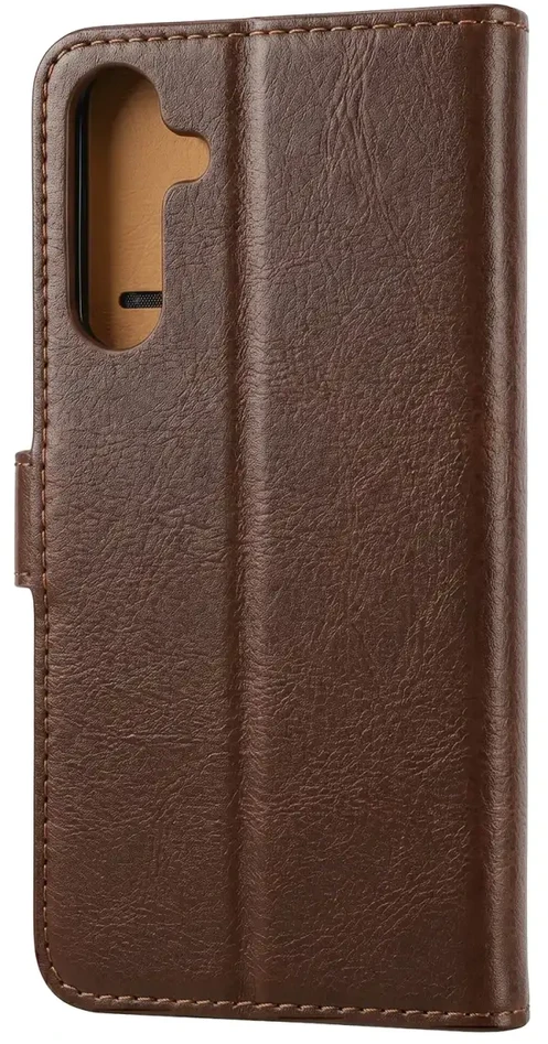 Telforceone TFO „Smart Luxe“ odinis dėklas, skirtas „Samsung Galaxy S26“, rudas