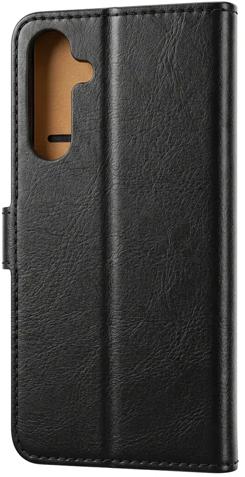 Telforceone TFO „Smart Luxe“ odinis dėklas, skirtas „Samsung Galaxy S26“, juodas