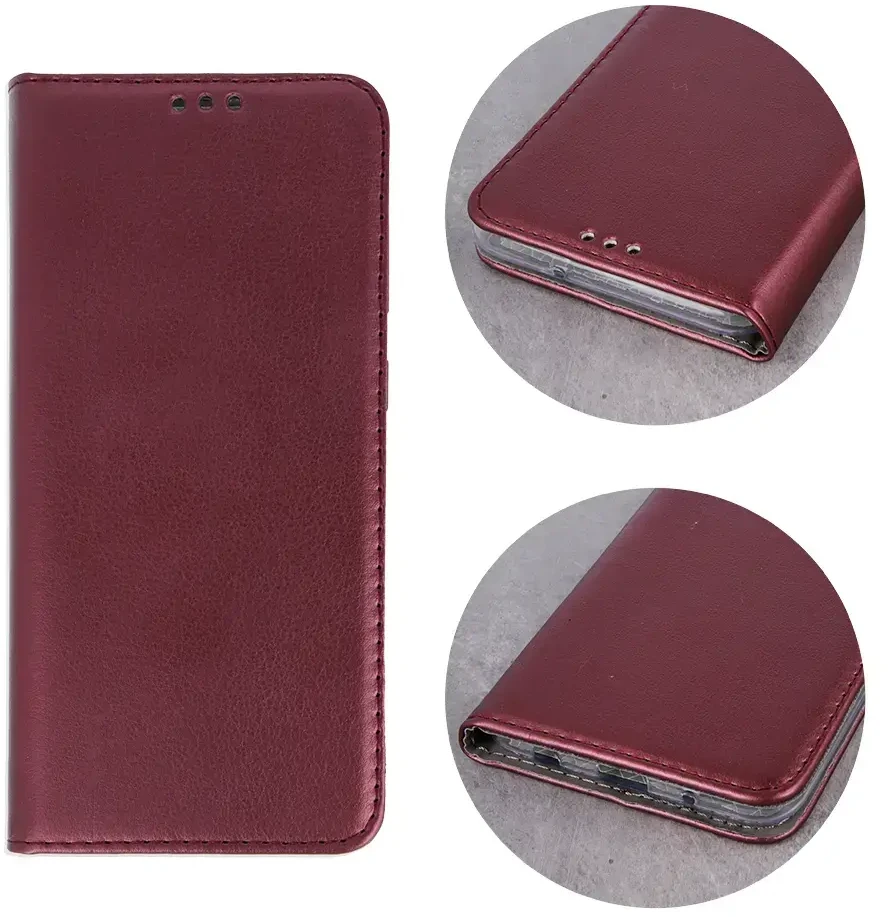TFO Telforceone Išmanusis magnetinis dėklas, skirtas „Xiaomi Redmi A7 Pro“, bordo spalvos