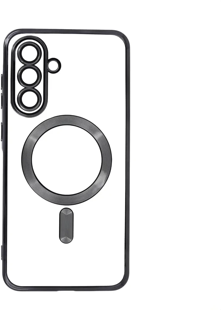 TFO Telforceone Spalvotas Chrome Mag dėklas Samsung Galaxy A56 5G juodas