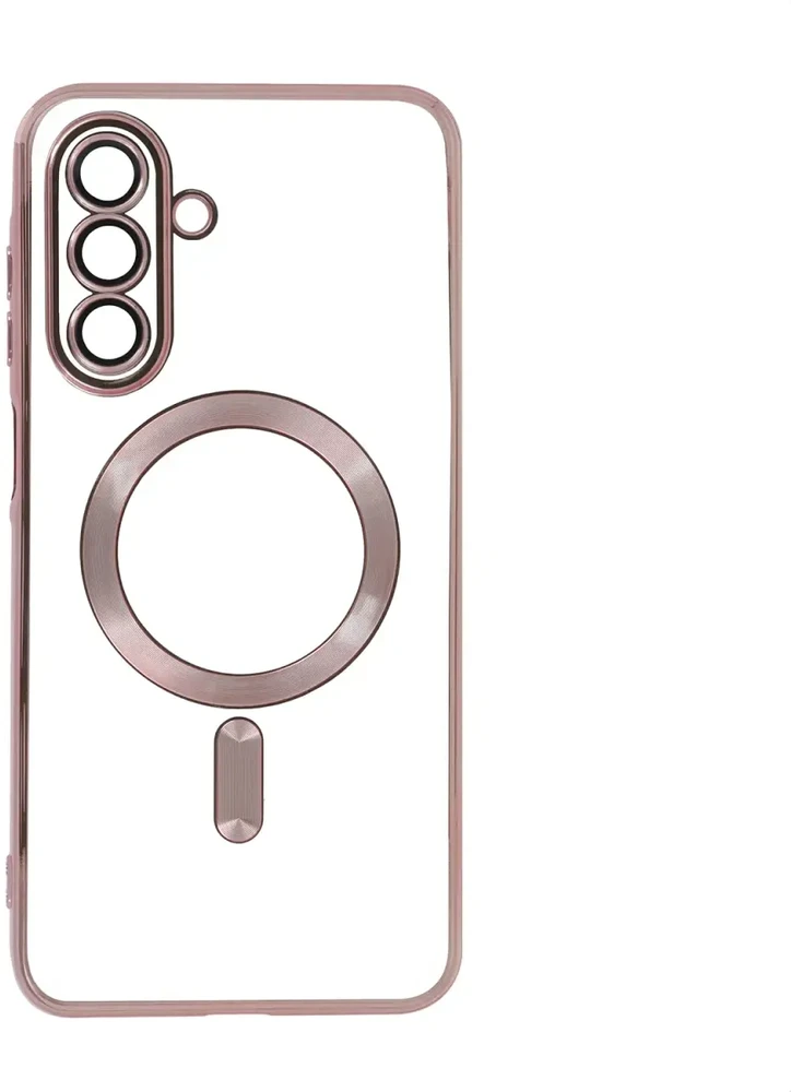 TFO Telforceone Spalvotas Chrome Mag dėklas, skirtas Samsung Galaxy A26 5G rožinio aukso