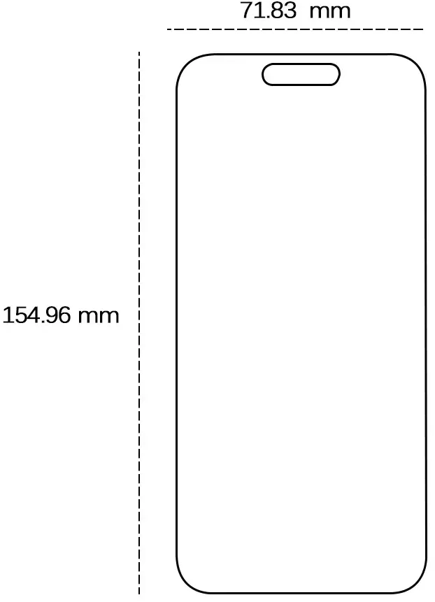 TFO Grūdintas 2,5D stiklas, skirtas "iPhone 16 Plus" 6,7