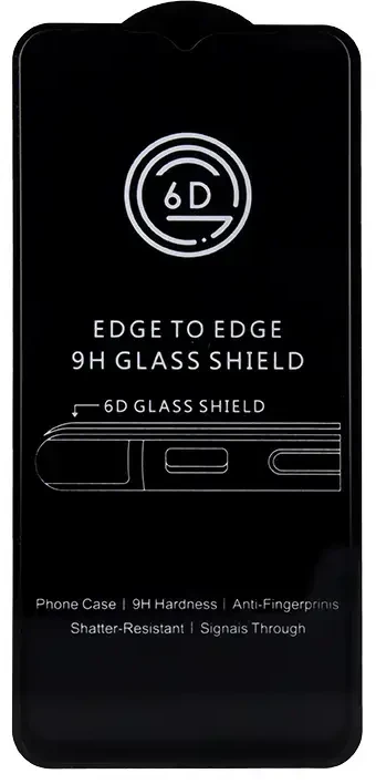 Tempered glass 6D for Samsung Galaxy S21 Plus / Moto E32S / E32 / Moto G22 / Nova 8i / Nova 9Z / Honor X10 / Xiaomi Redmi Note 12 Pro / 12 Pro + / 12 Explorer / Realme 9 Pro / Realme GT 2 Pro / Realme GT Neo 3 / Realme GT Neo 3T juodas frame