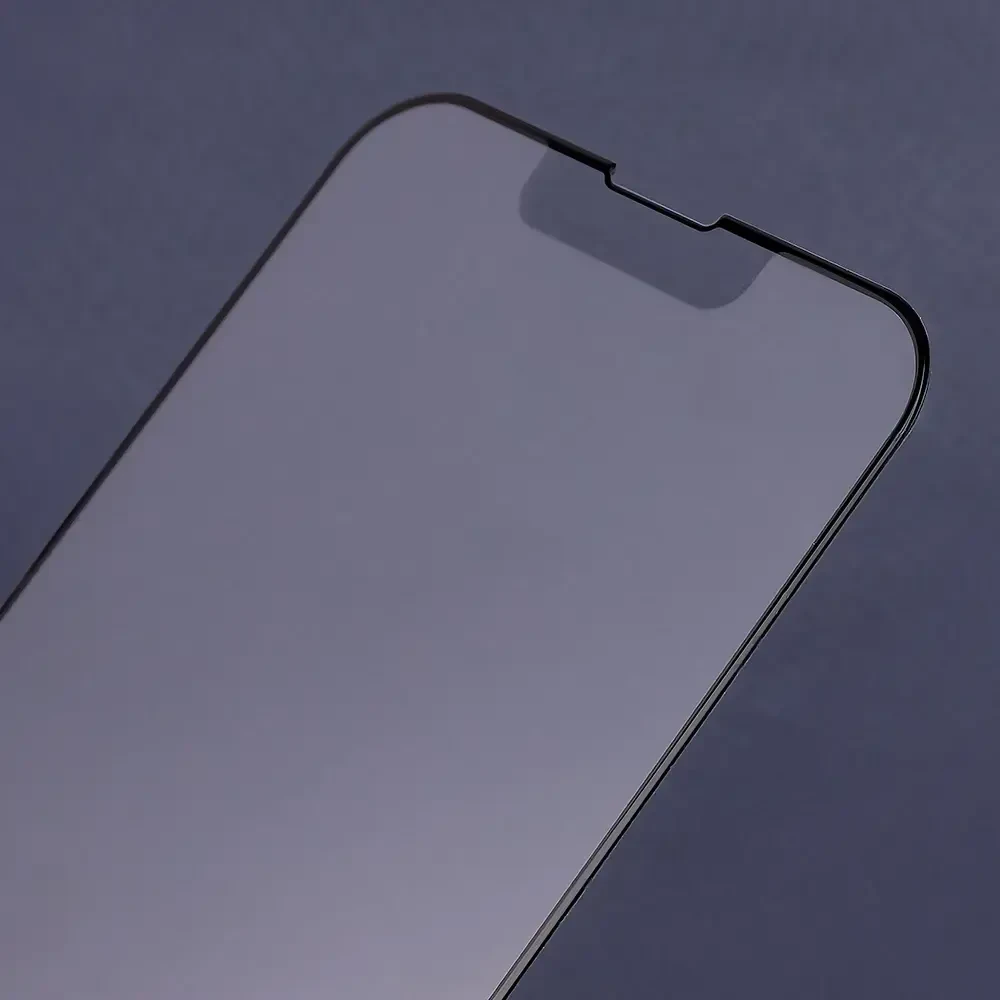 TelForceone Grūdintas stiklas 6D matinis "iPhone 13 Pro Max 6,7'' / 14 6,7 Plus juodas rėmelis