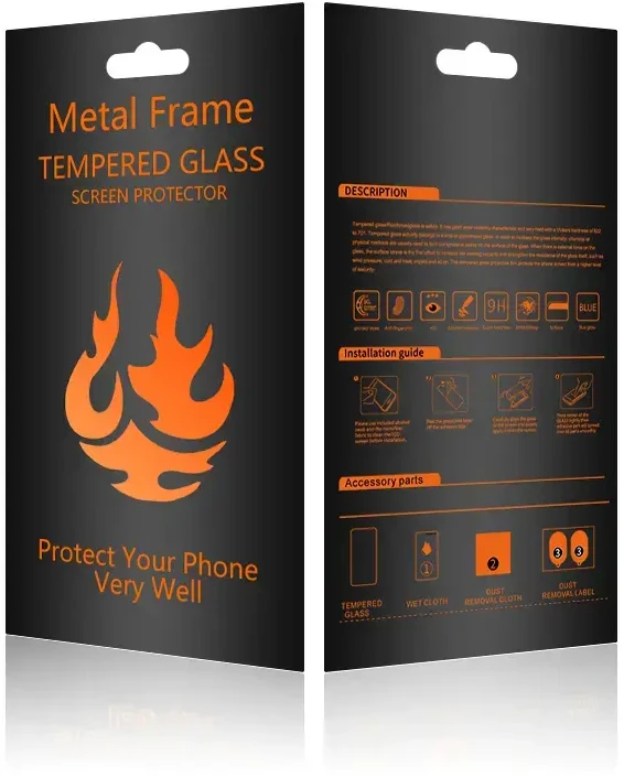 TFO Telforceone Grūdinto stiklo metalinis rėmas, skirtas Samsung Galaxy S25 Plus juodam rėmeliui
