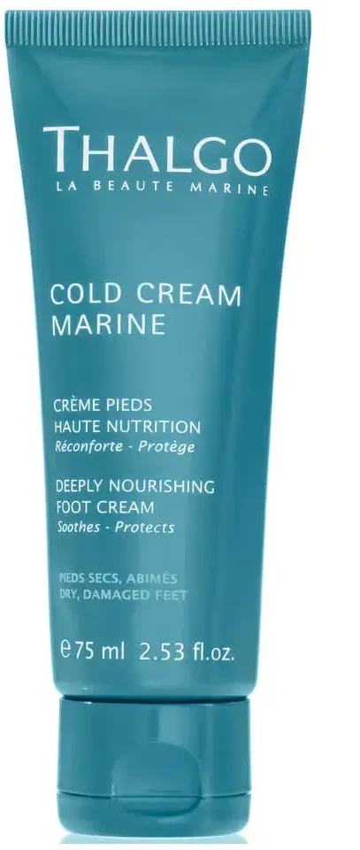 Thalgo Cold Kreminis Marine Deeply maitininantis Foot Kreminis giliai maitinantis pėdų kremas, 75 ml