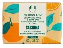 The Body Shop Solid soap for face and body Satsuma (Cleansing Face & Body Bar) 100 g